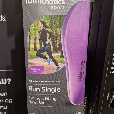 Formthotics Single Sole - Run Fitness - Custom Fit