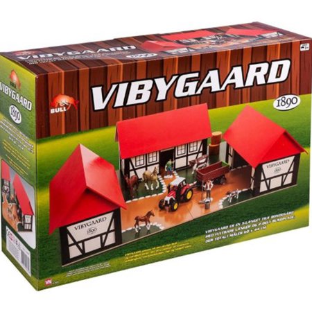 Vibygaard Trelænget Træbondegård - Kreativt Legetøj